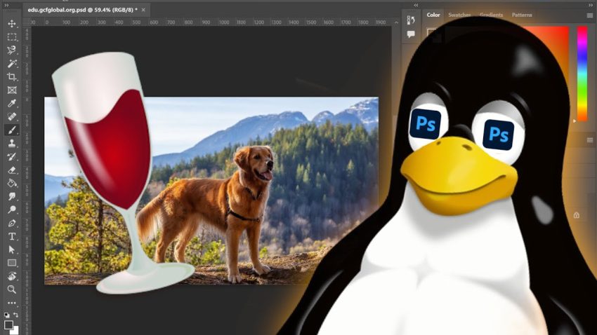 photoshop on linux