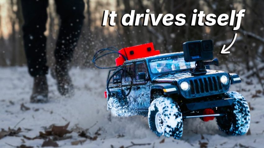 this guy create offroad RC with self-driving capability