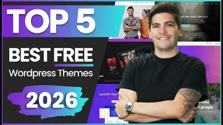 top 5 free wordpress theme for 2026